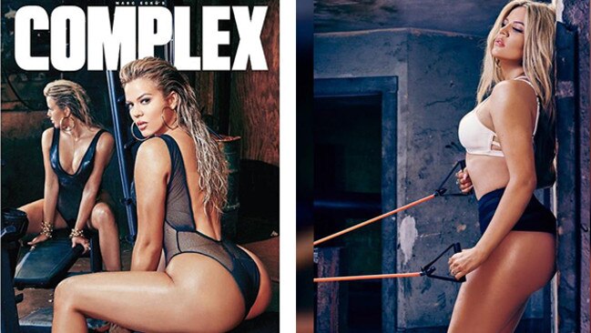 Khloe’s pics in Complex magazine will make you sweat.