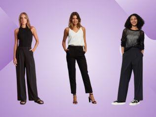 The best black pants for women to buy in Australia. Picture: Supplied 