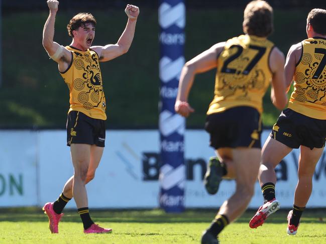Hudson Walker kicked the winning goal for Western Australia against Vic Country on Saturday. Picture: Getty Images