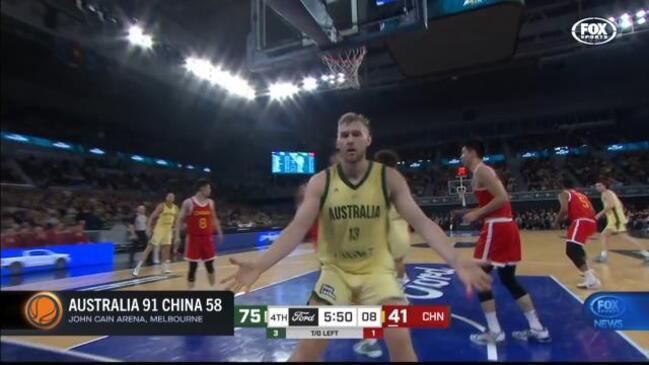 Boomers beat China in final home game