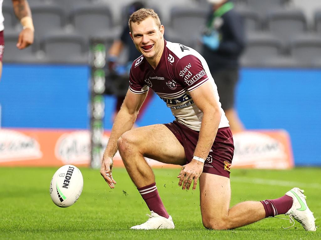 Tom Trbojevic of the Sea Eagles. Picture: Getty Images