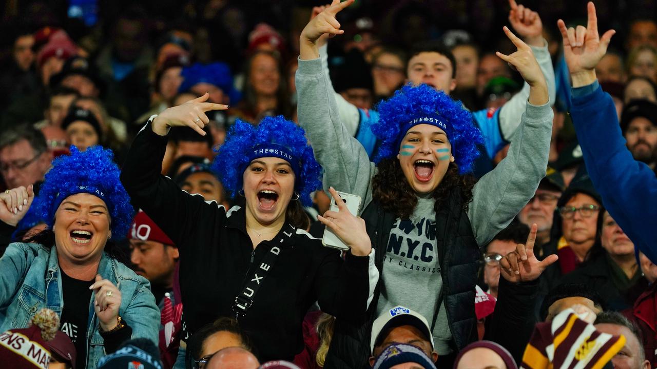 NSW fans had plenty to cheer about. Picture: NewsWire / Luis Enrique Ascui