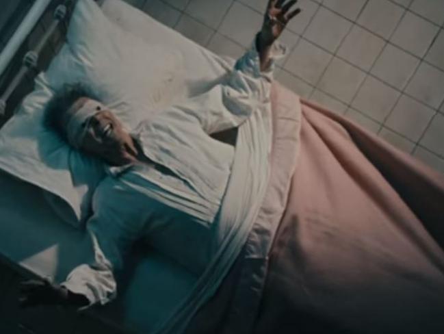 Bowing out ... the video for David Bowie’s song Lazarus was released just days before his death. Picture: Supplied