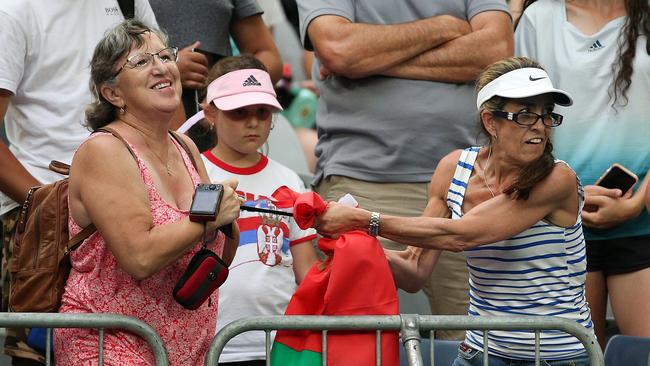 No one was letting go! Picture: AAP Images