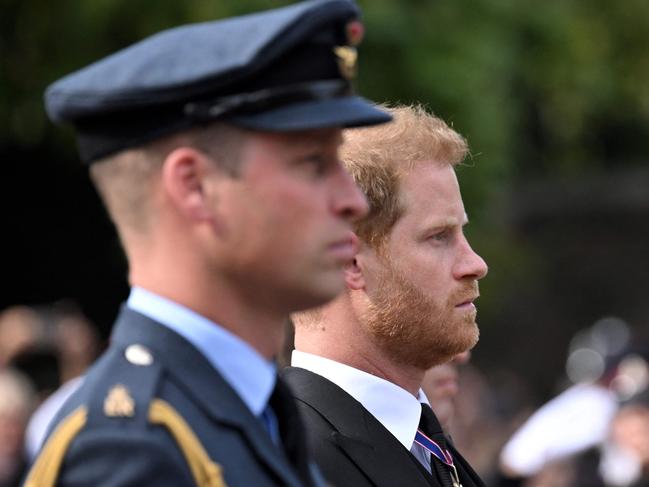 Prince William allegedly physically attacked Prince Harry. Picture: AFP