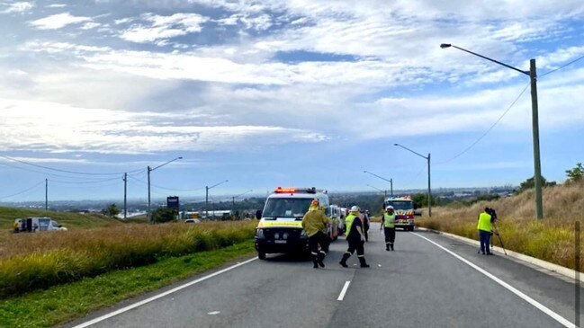 Eight ambulance crews attended. Picture: NSW Ambulance