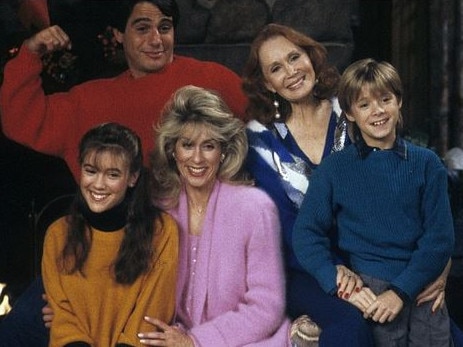 Alyssa Milano and her Who's the Boss co-stars.