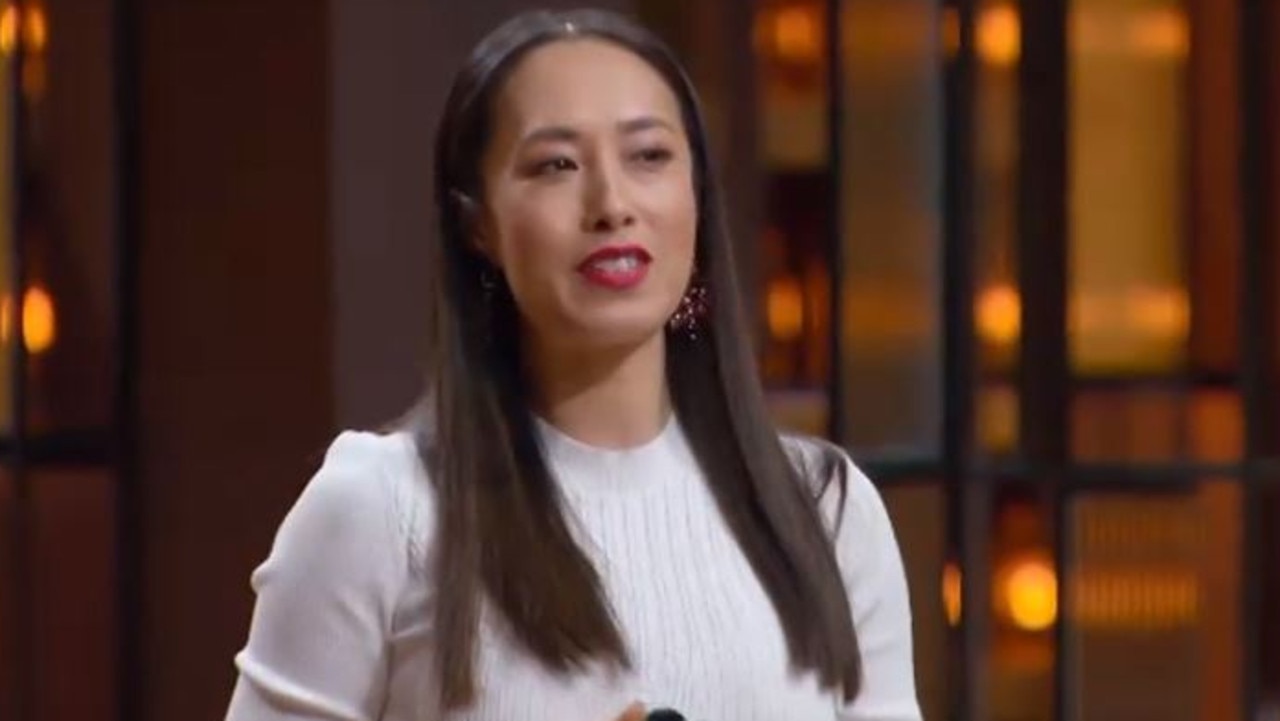 Melissa Leong on Monday night’s episode of MasterChef. Picture: Channel 10