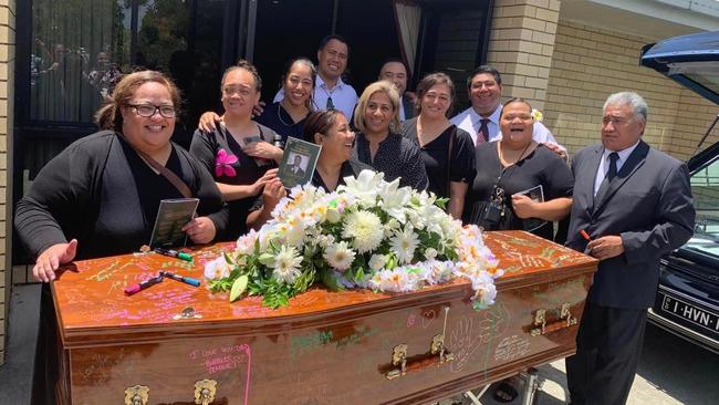 Mr Perez’ loved ones farewelled him in a ceremony on Monday, February 13. Picture: Supplied