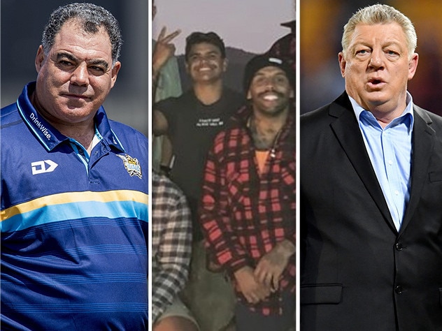 Phil Gould and Mal Meninga have savaged Latrell Mitchell and Josh-Addo-Carr.