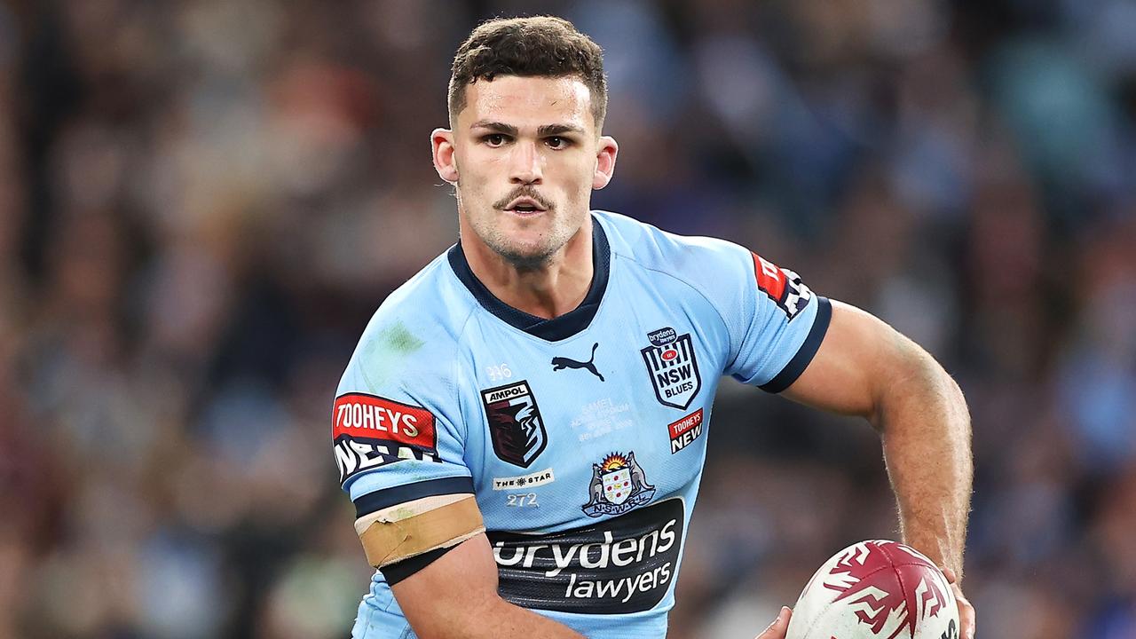 Nathan Cleary is dealing with discomfort. Photo by Mark Kolbe/Getty Images.