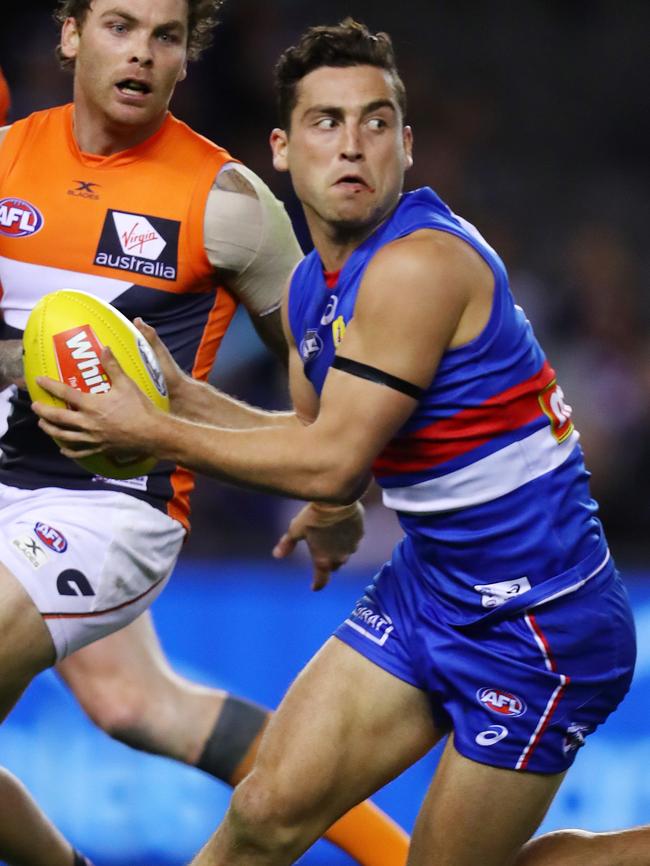 Bulldogs star Luke Dahlhaus. Picture: Michael Klein