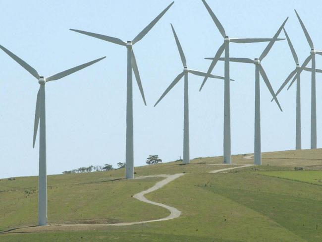 Wind turbines at Starfish Hill Wind Farm near Cape Jervis on South Australia’s Fleurieu Peninsula. Renewables might suit some purposes but coal is still necessary for the heavy industry that underpins our economy, writes Peta Credlin.