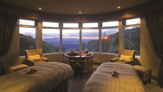 The current luxury accommodation at O'Reilly's Rainforest Retreat.