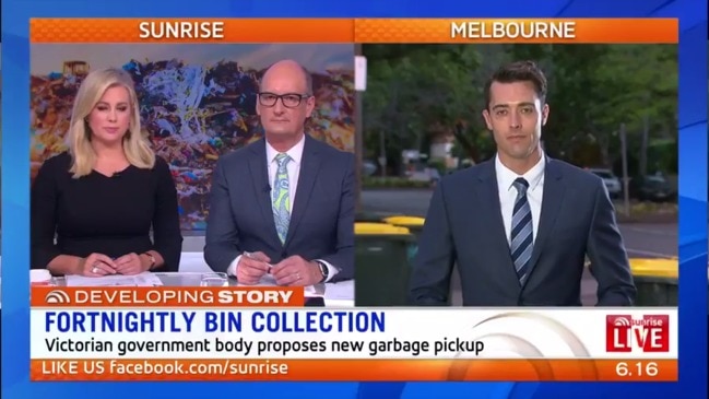 Melbourne bin collections could move from weekly to fortnightly to reduce household waste.