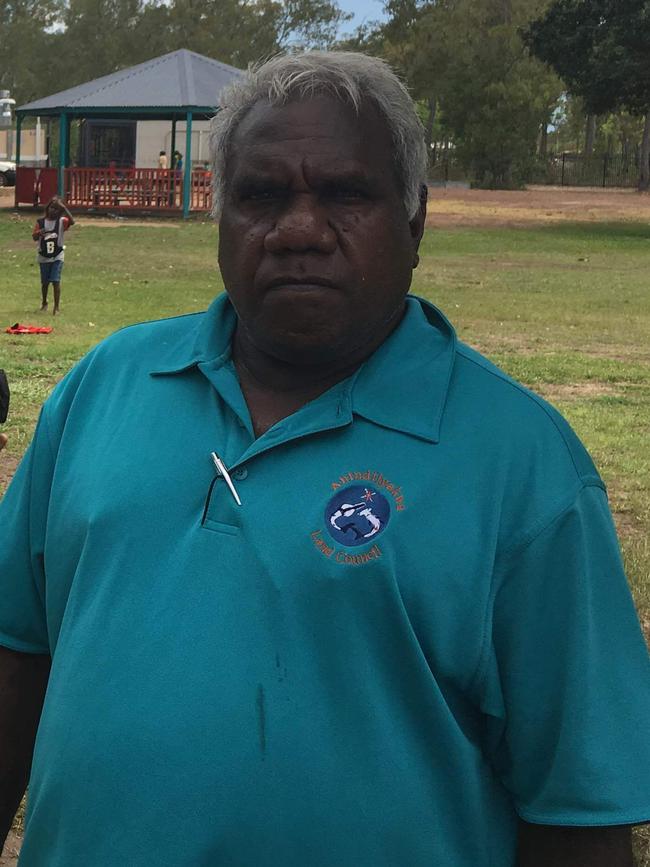 Anindilyakwa Land Council chairman Tony Wurramarrba. Picture: AAP