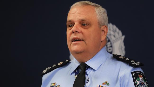 Queensland Police Superintendent Geoff Sheldon. Picture: Scott Powick Newscorp