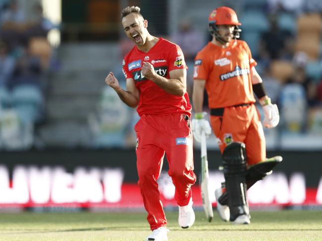 Josh Lalor of the Renegades will be part of a bowling attack ready to take on the best of Darwin. (Photo by Darrian Traynor/Getty Images)