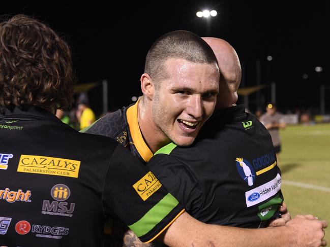 Palmerston Raiders celebrate winning the NRLNT Grand Final 2022. Picture: (A)manda Parkinson