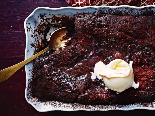 Easy desserts: Matt Preston's self-saucing chocolate pudding.