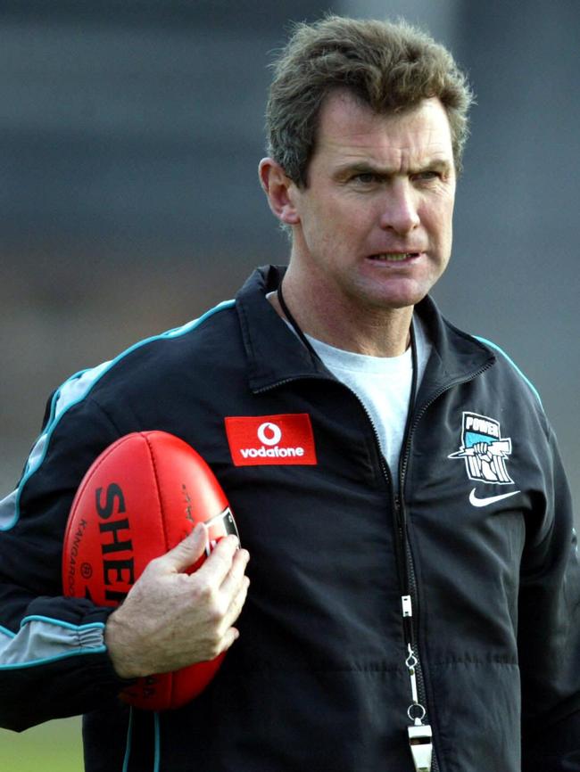 Phil Walsh was an inspiration for Stuart Dew during his time at Alberton Oval.