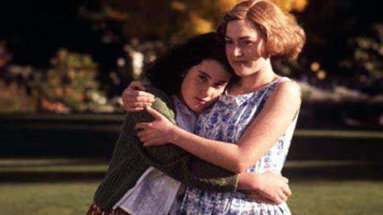 Kate Winslet and Melanie Lynskey (lef) in the movie Heavenly Creatures.