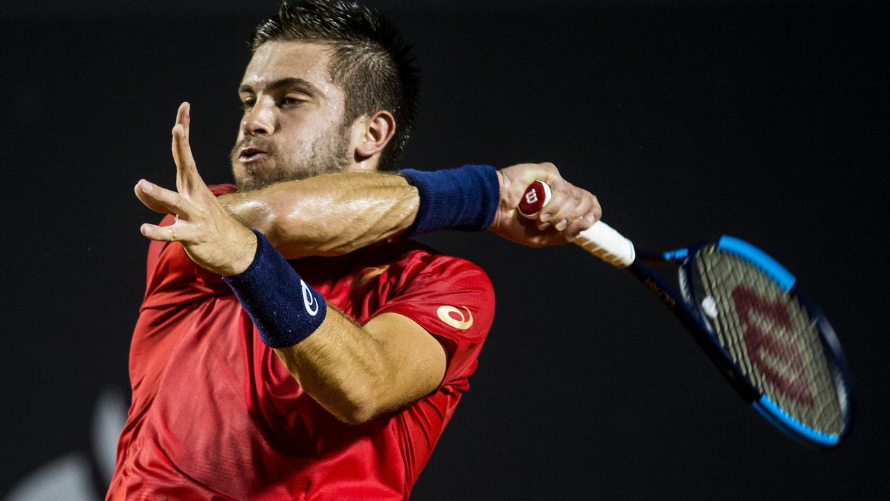 Croatia's Borna Coric is set to make his long-awaited return from shoulder surgery in Australia. Picture: AFP