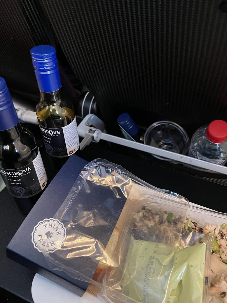 Qantas passenger complains. Picture: Supplied