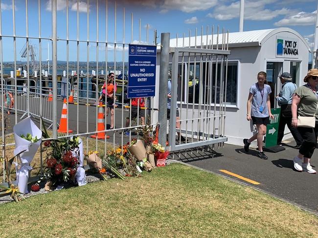 The ship is expected to depart the Port of Tauranga on Tuesday afternoon. Picture: Shane Soutter