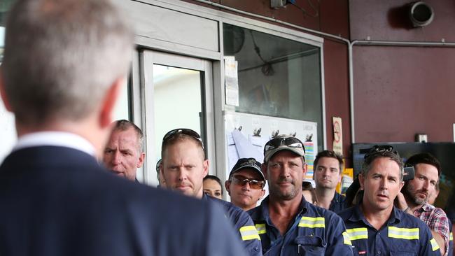 Bill Shorten’s treatment of worker rights has come under fire after an engineer who asked Bill Shorten about high income tax reliefwas suspended from his job. Picture: Kym Smith