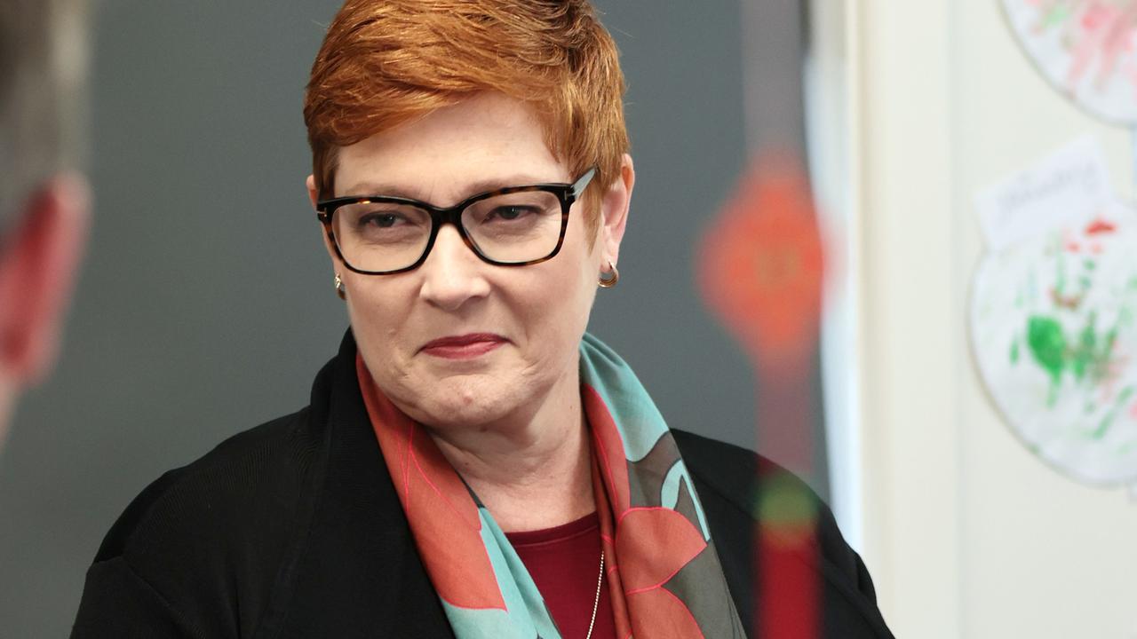 Foreign Minister Marise Payne says Australia insists the Morrison Government is not anti China. Picture: NCA NewsWire / Gary Ramage