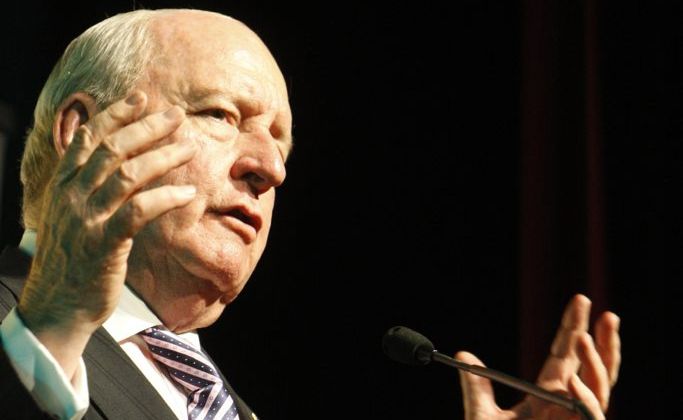 Shock-jock Alan Jones is continuing his public attack on the Wagner family. Picture: Sarah Harvey