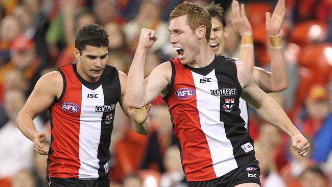 Tom Lynch in action for St Kilda. Picture: Peter Wallis