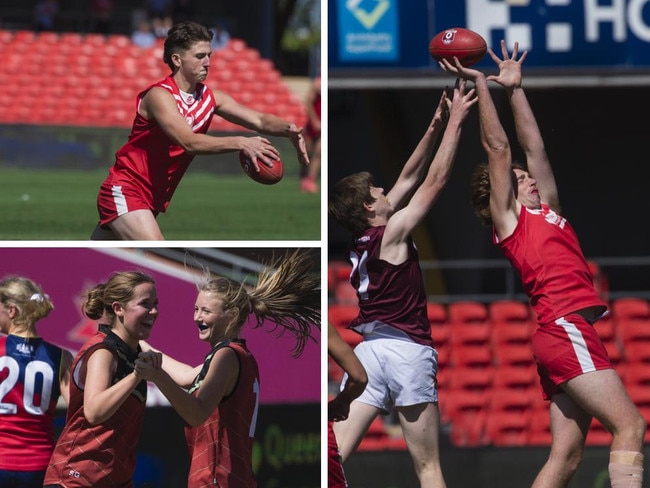 40+ SNAPS: AFLQ Schools Cup semi final action