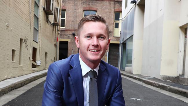 Australian Workers’ Union national secretary Daniel Walton. Picture: John Feder/The Australian.