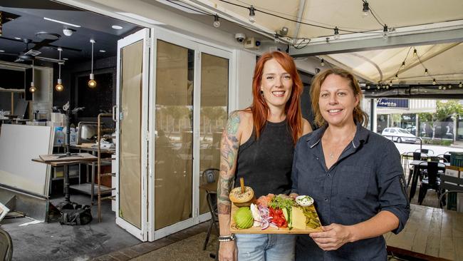 Hot Shott is doubling in size after buying the property next door. Owners Jenna Finch and Kellie Rolfe. Picture: Jerad Williams