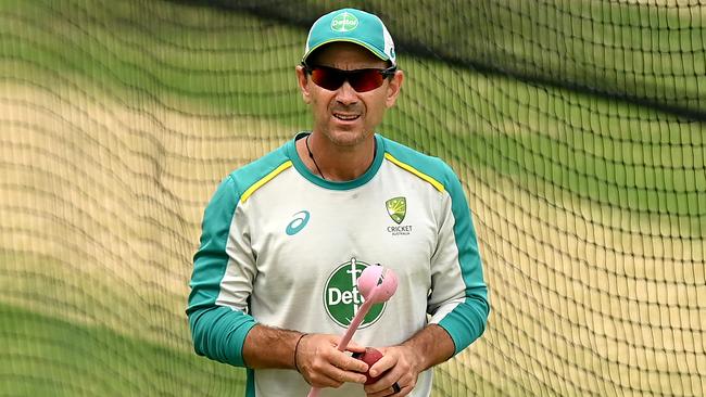 There are claims Justin Langer’s intense style is wearing thin on the players. Picture: Getty Images