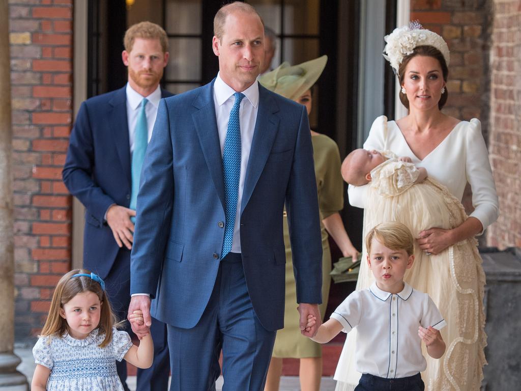 The Queen’s sixth great-grandchild and William and Catherine’s third child, Prince Louis, was christened in July 2018 when he was about 11 weeks old. In her Christmas message later in the year, the Queen reflected on a “busy year for my family, with two weddings (Prince Harry and Meghan Markle and Princess Eugenie and Jack Brooksbank) and two babies (Louis and Lena Tindall), and another child expected soon. It helps to keep a grandmother well occupied”. She also noted the 70th birthday celebrations for Prince Charles. Picture: Getty