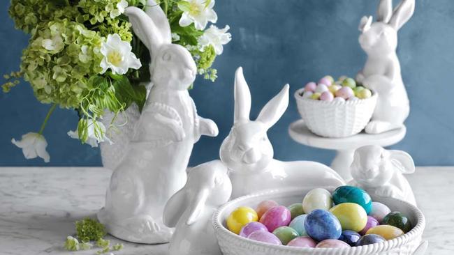 The sculptural Bunny range from Williams Sonoma will have everyone hopping to the table on Easter Sunday