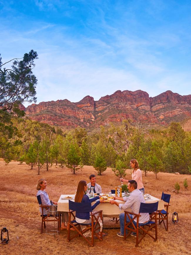 Elder Camp, The Arkaba Walk, Arkaba Station at the Flinders Ranges. Photo credit: Adam Bruzzone