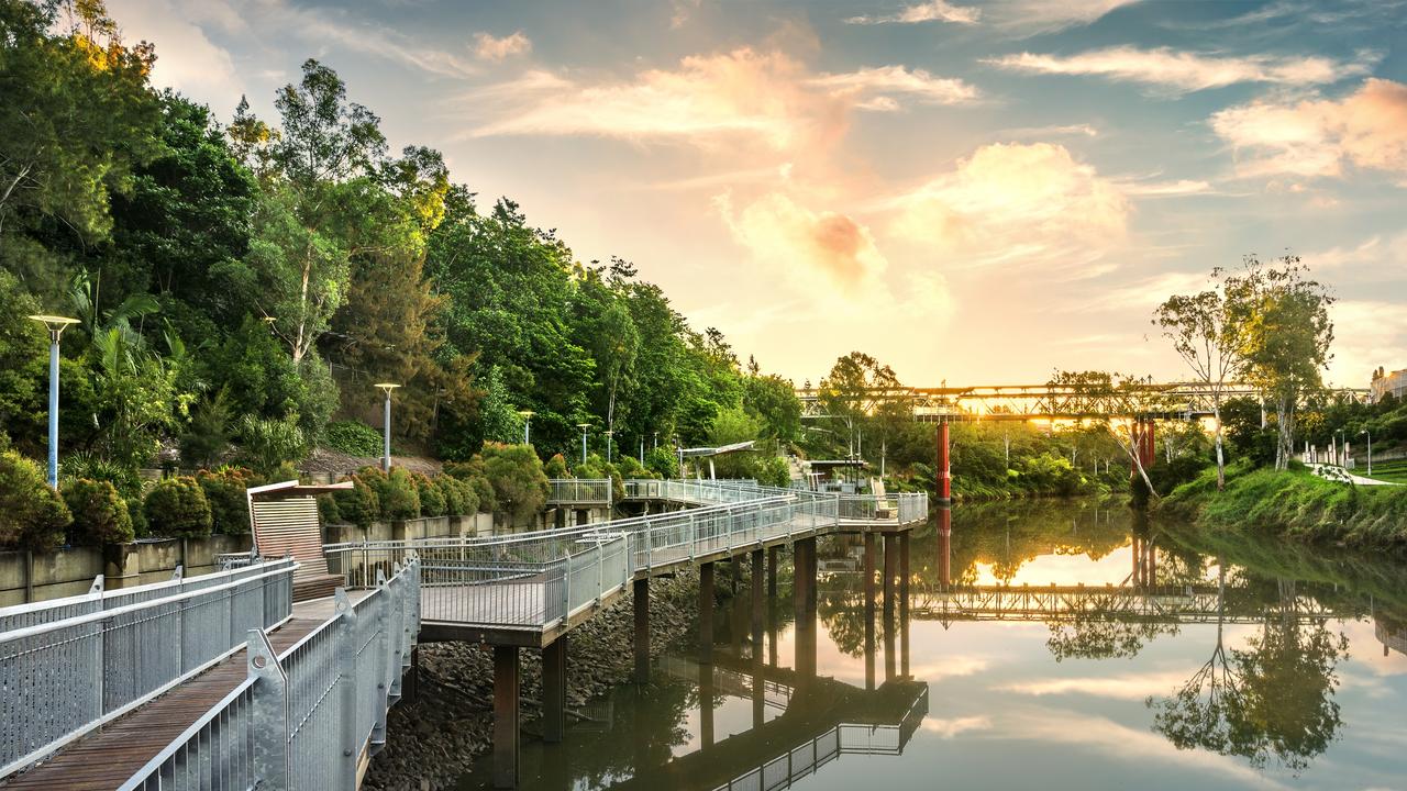 Boardwalk at River Heart Parklands. Picture: Ipswich City Council