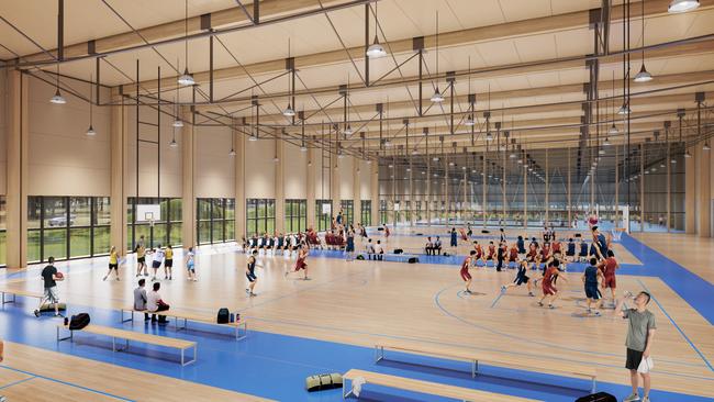 A basketball stadiums in Waurn Ponds. Picture: Supplied