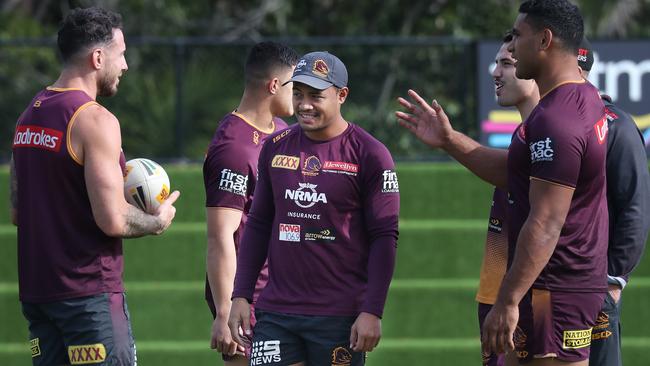 The Broncos NRL training.Anthony Milford. Pic Annette Dew