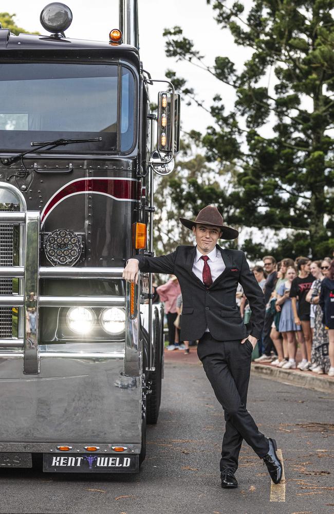 Graduate Cody Baxter at Toowoomba Christian College formal at Picnic Point, Friday, November 29, 2024. Picture: Kevin Farmer