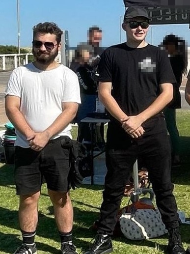 Images from the SA Men's Health Club Inc Facebook page. From left, Jackson Trevor Pay and Cameron Brodie-Hall