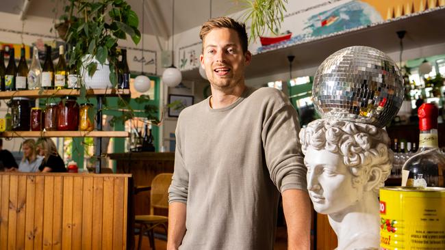 Oliver Brown, managing director at The Big Easy Group, at East End restaurant House of George. (The Advertiser/ Morgan Sette)