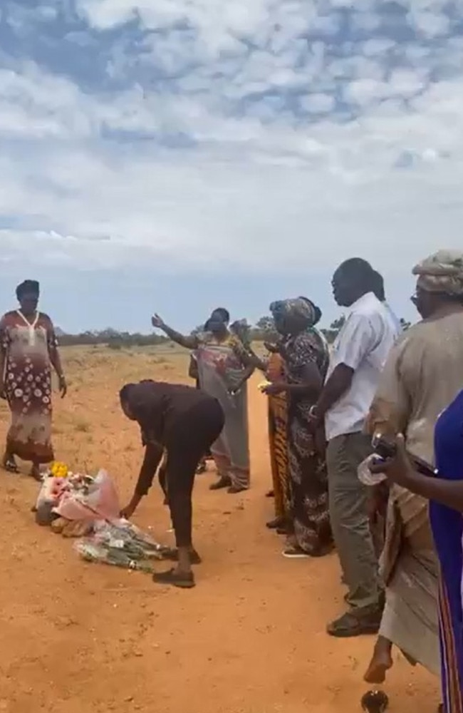 A vigil was held at the site where the body of 19-year-old Yoal Deng Gatluak was found on New Year’s Day.