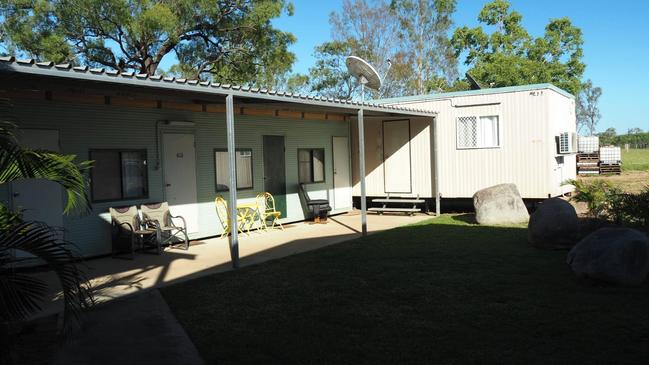 One of the homes at the Bogie property.