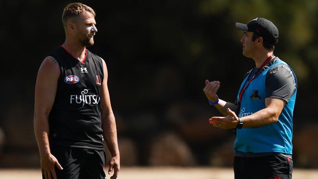 The livewire highlighted what a difference Brad Scott has made at the Bombers. (Photo by Michael Willson/AFL Photos via Getty Images)