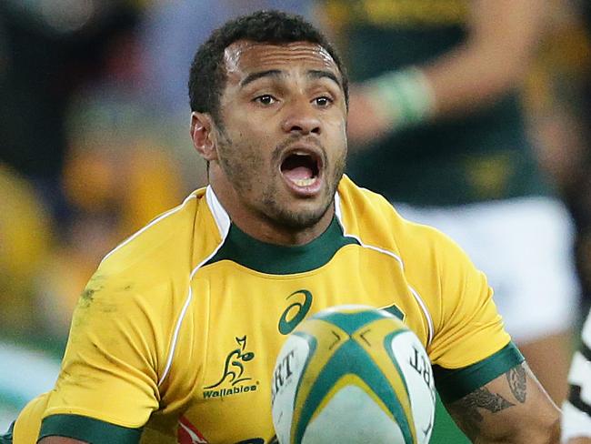 Wallabies Will Genia. The Wallabies vs South Africa at Suncorp Stadium in Brisbane. Pic Peter Wallis